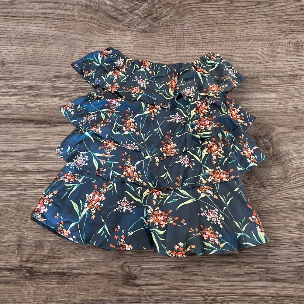 WAYF Off the Shoulder Floral Mini Dress Size Medium